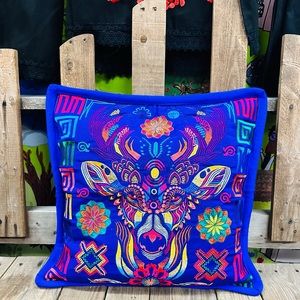 Mexican Alebrije Embroidered Pillow Covers
